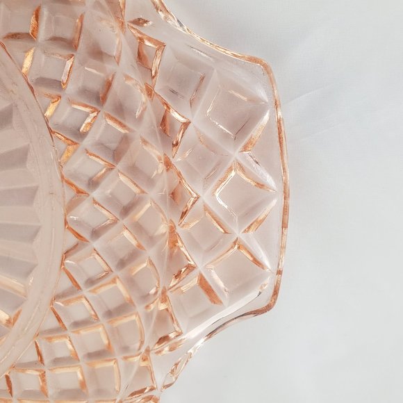 Vintage Waterfod " waffle" Depression Glass - Picture 3 of 7